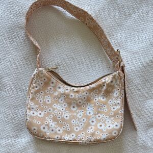 wild fable Beige Floral Daisy Shoulder Bag